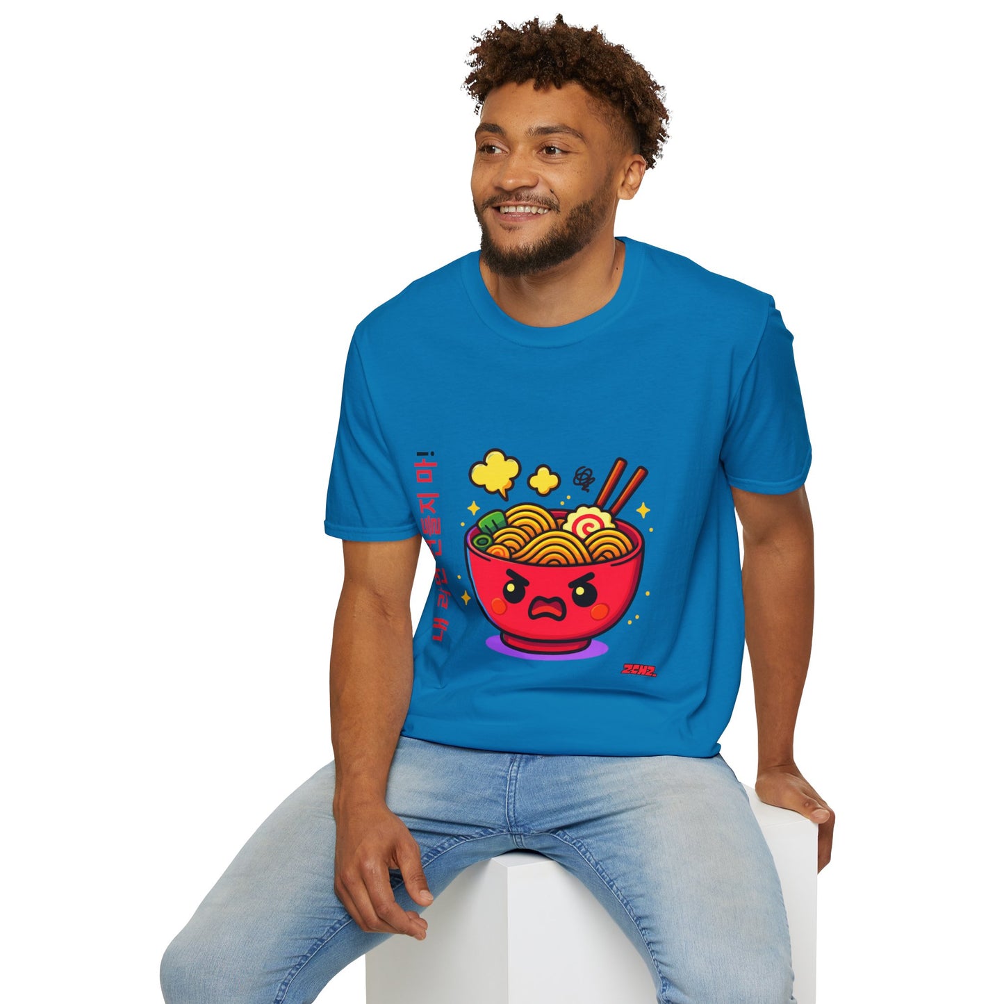 Angry K-pop Ramen - Soft style T-Shirt