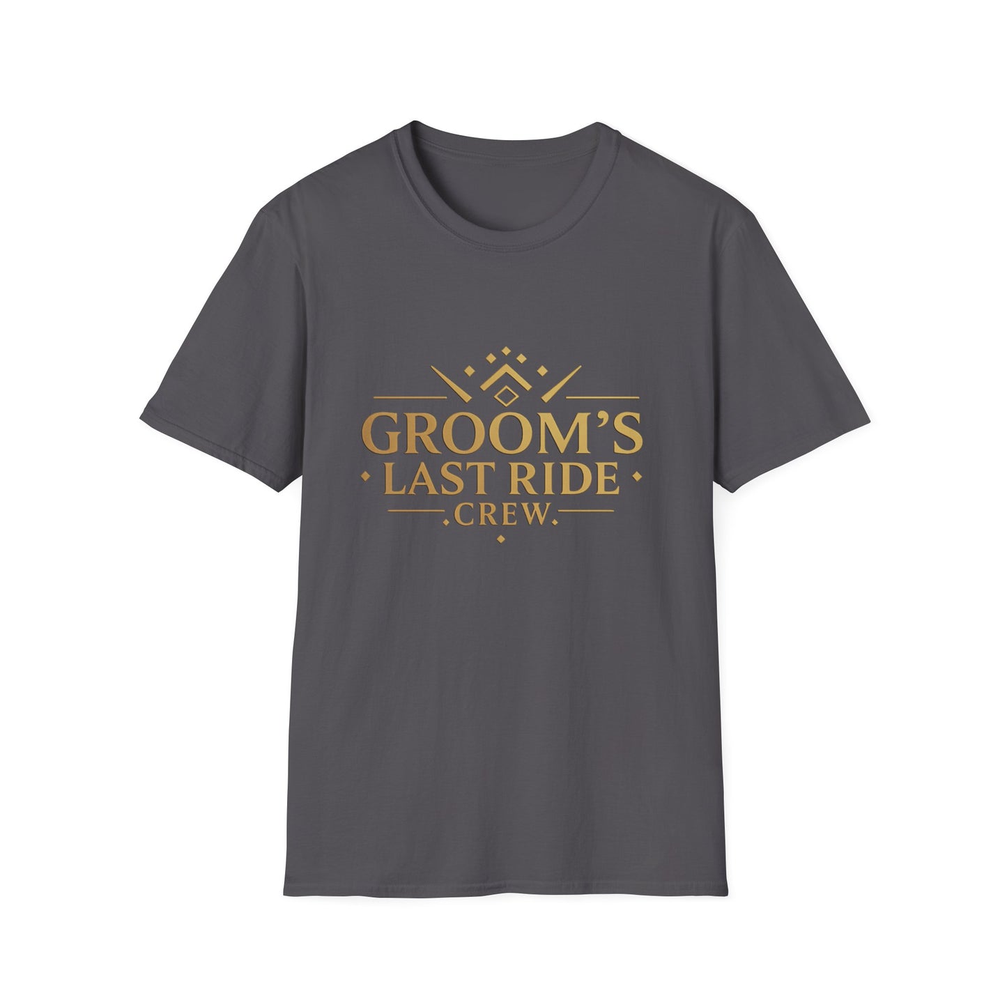 Grooms Last Ride Crew 2 - Unisex Heavy Cotton Tee
