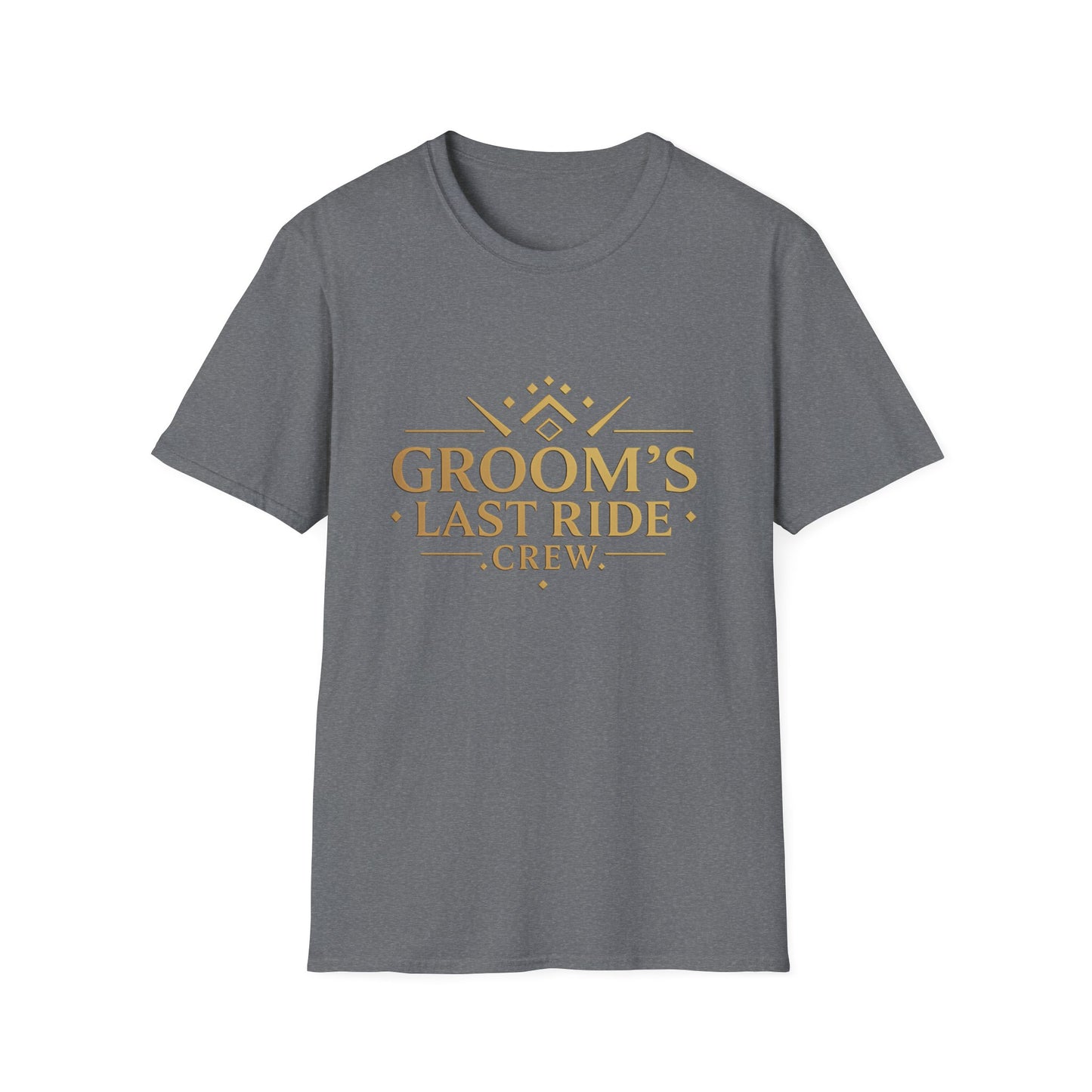 Grooms Last Ride Crew 2 - Unisex Heavy Cotton Tee