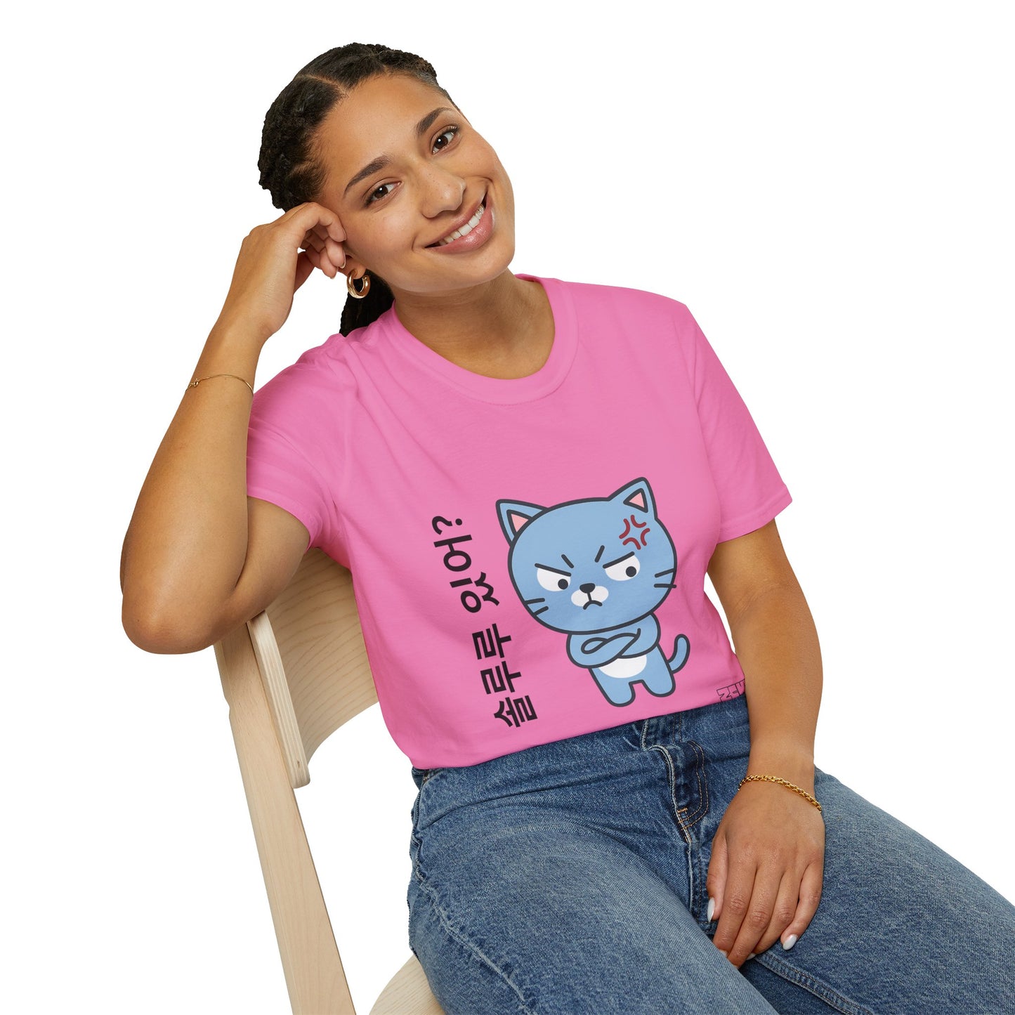 Anime Cat - Soft style T-Shirt