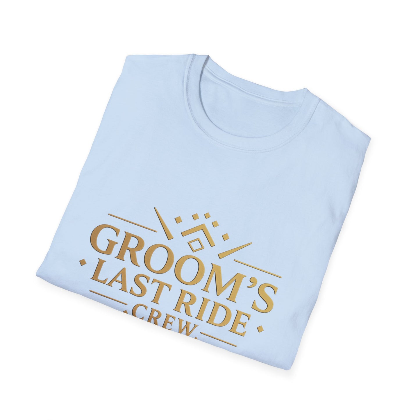 Grooms Last Ride Crew 2 - Unisex Heavy Cotton Tee