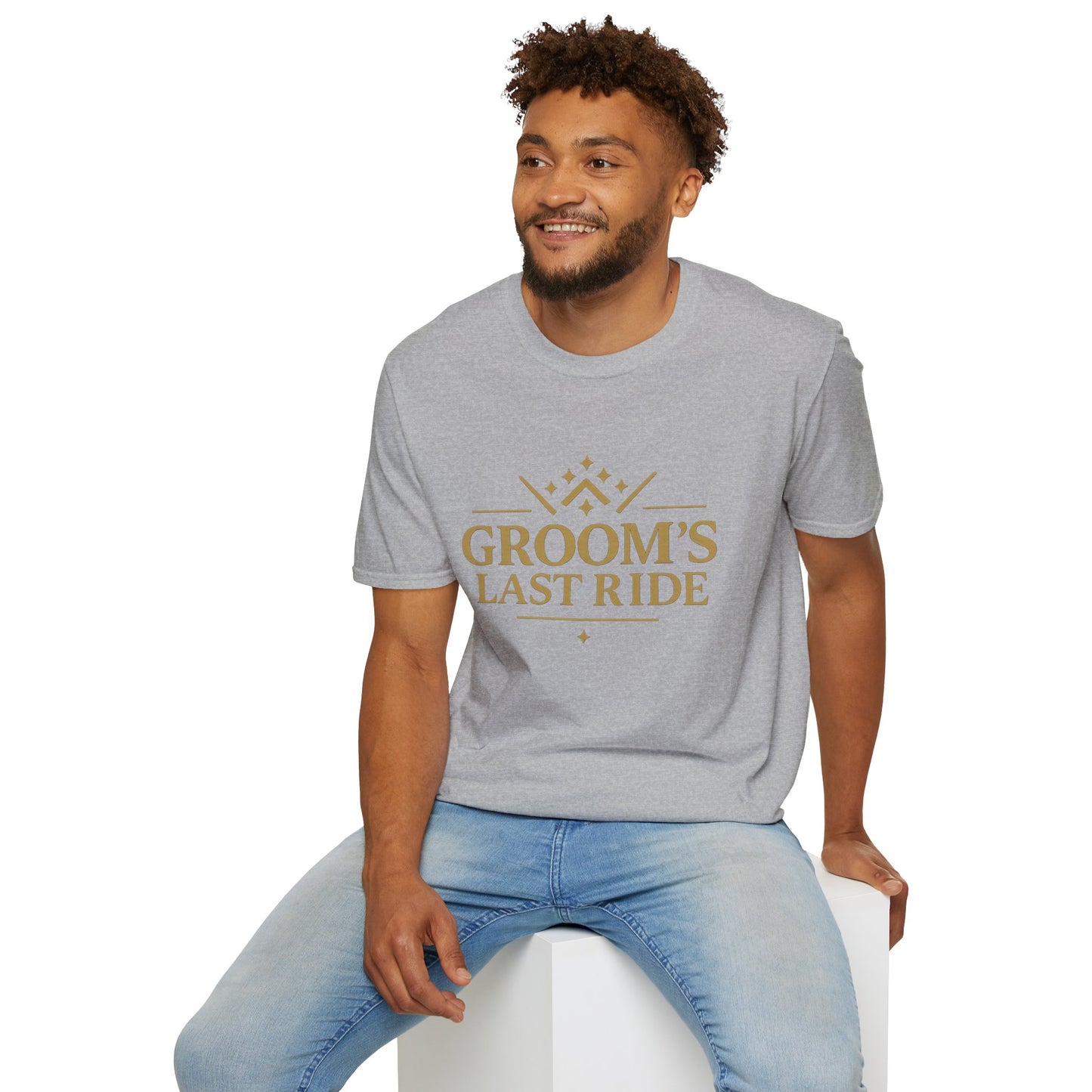Grooms Last Ride - Unisex Heavy Cotton Tee