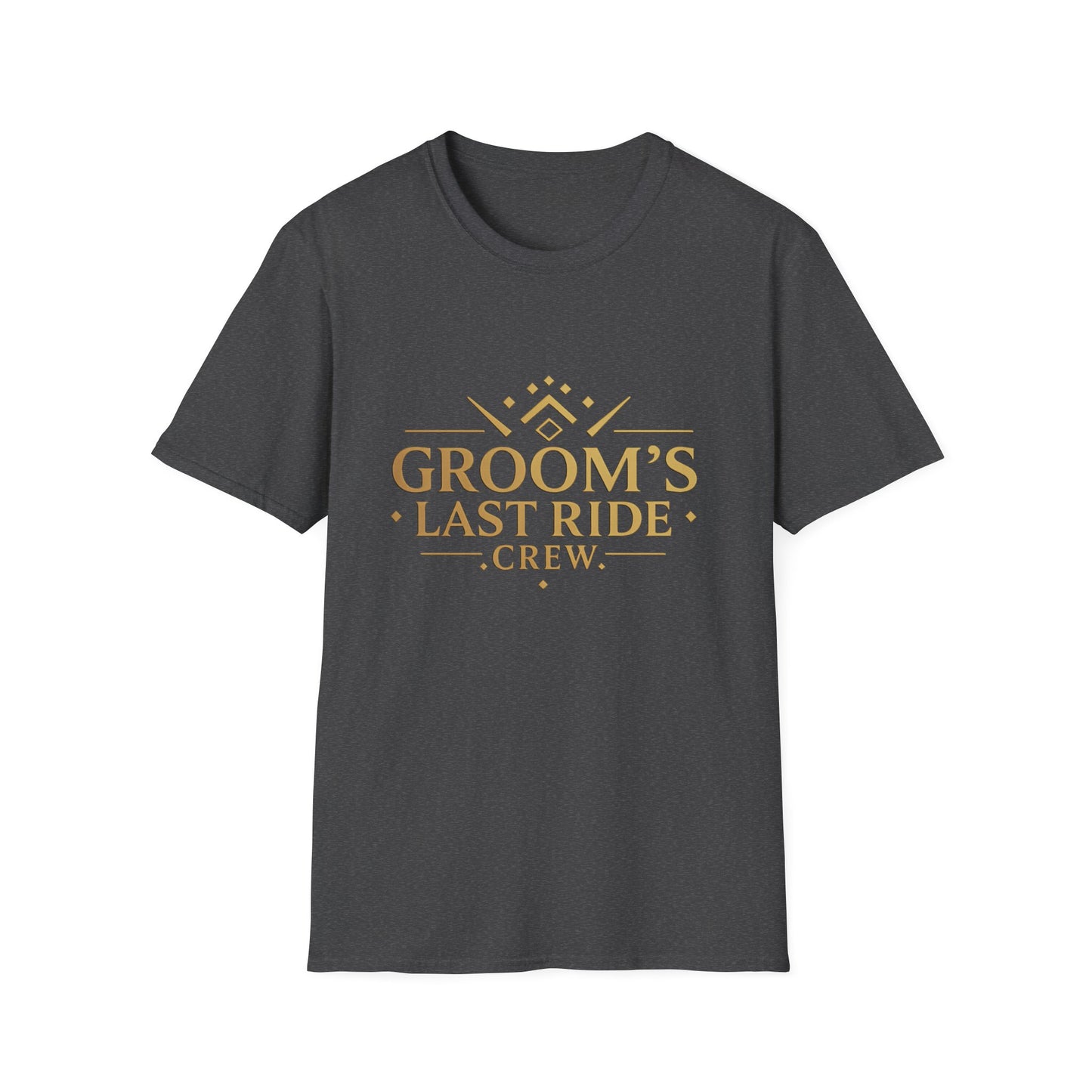 Grooms Last Ride Crew 2 - Unisex Heavy Cotton Tee