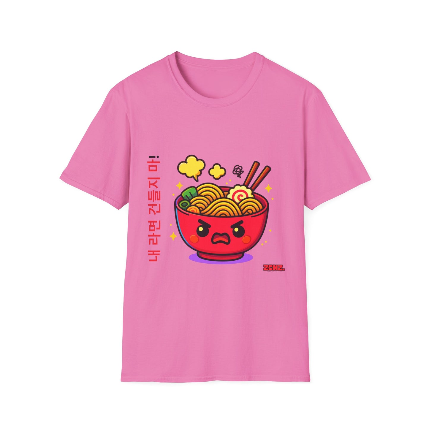 Angry K-pop Ramen - Soft style T-Shirt