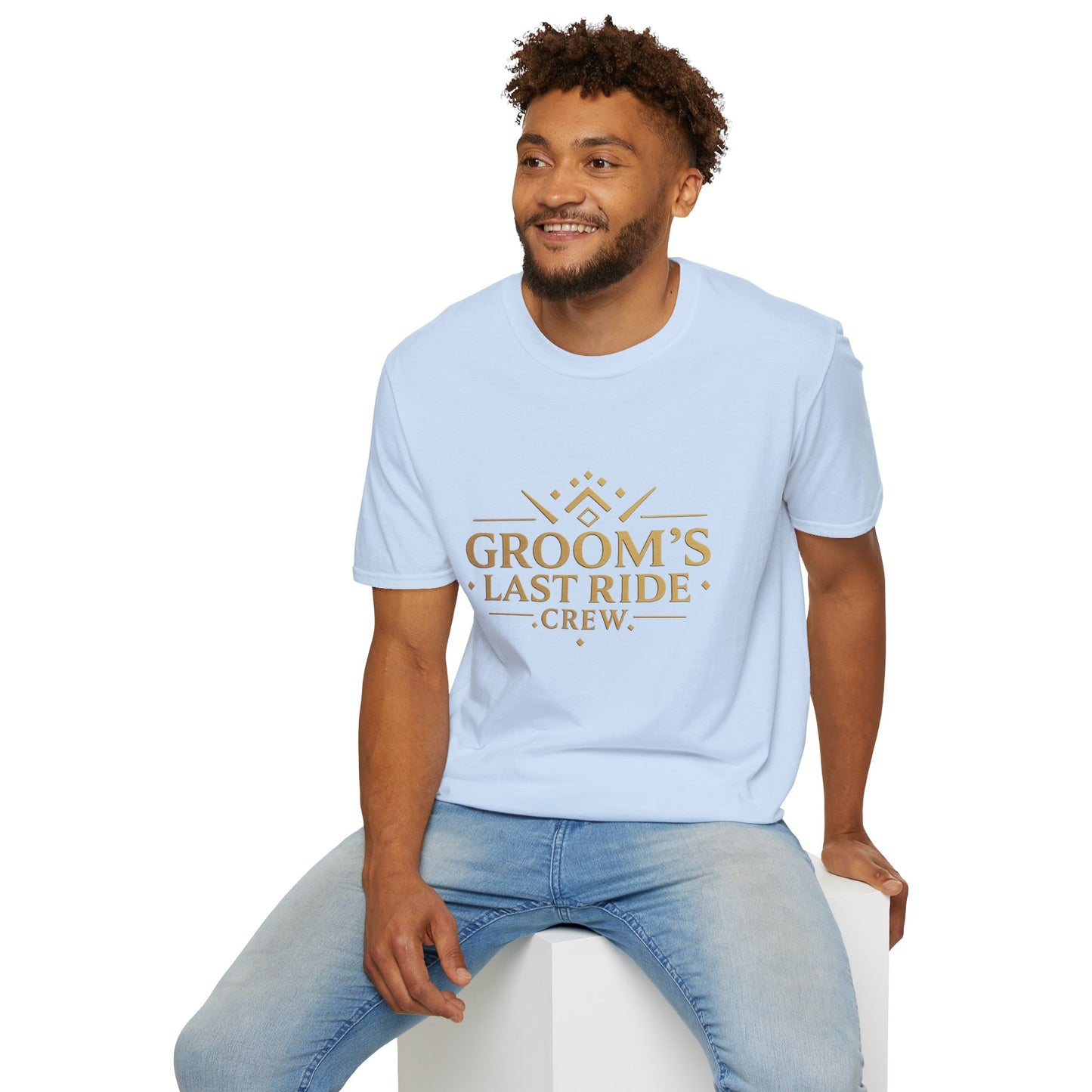 Grooms Last Ride Crew 2 - Unisex Heavy Cotton Tee
