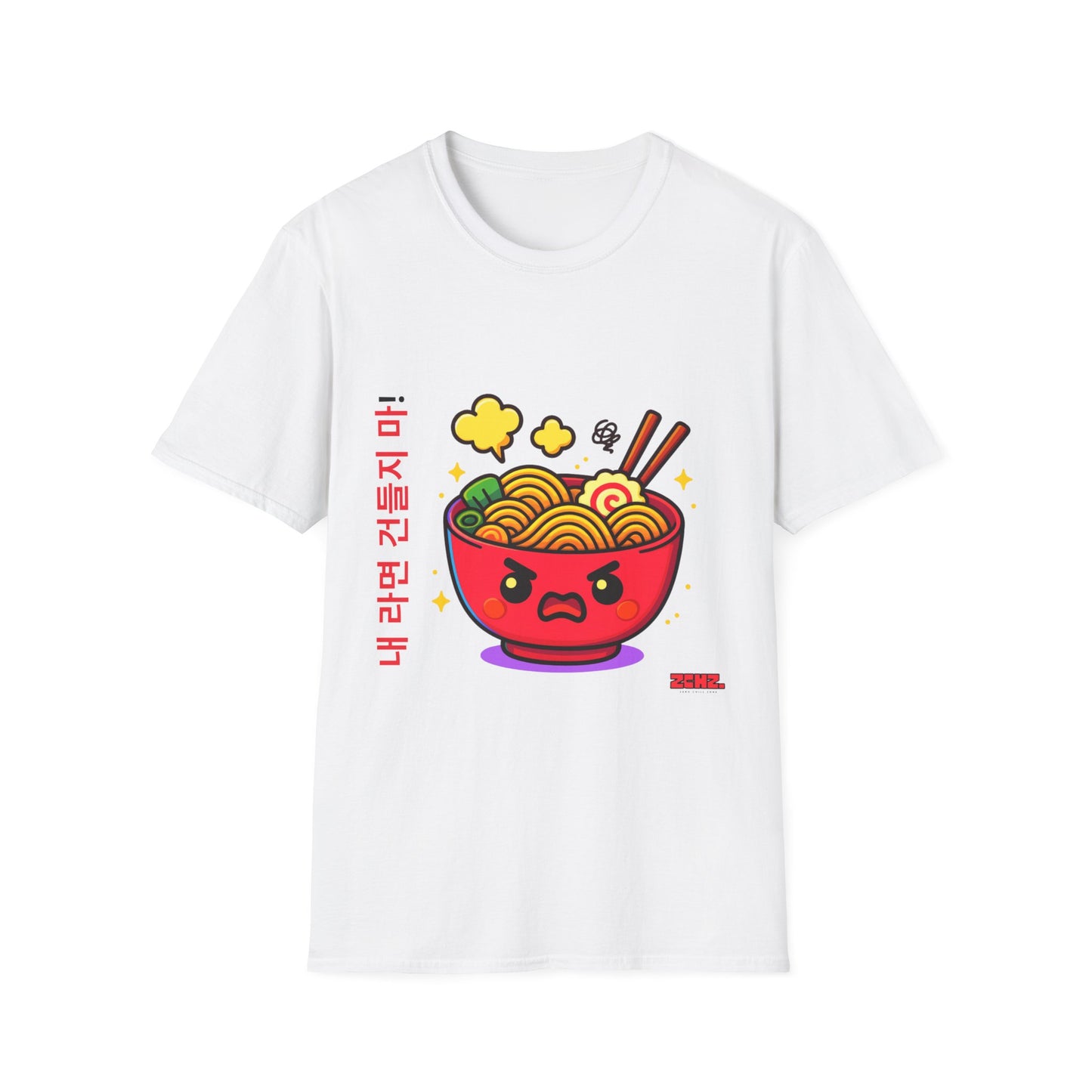 Angry K-pop Ramen - Soft style T-Shirt