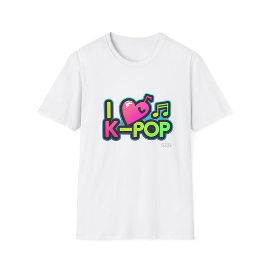 I Love K-Pop - Softstyle T-Shirt