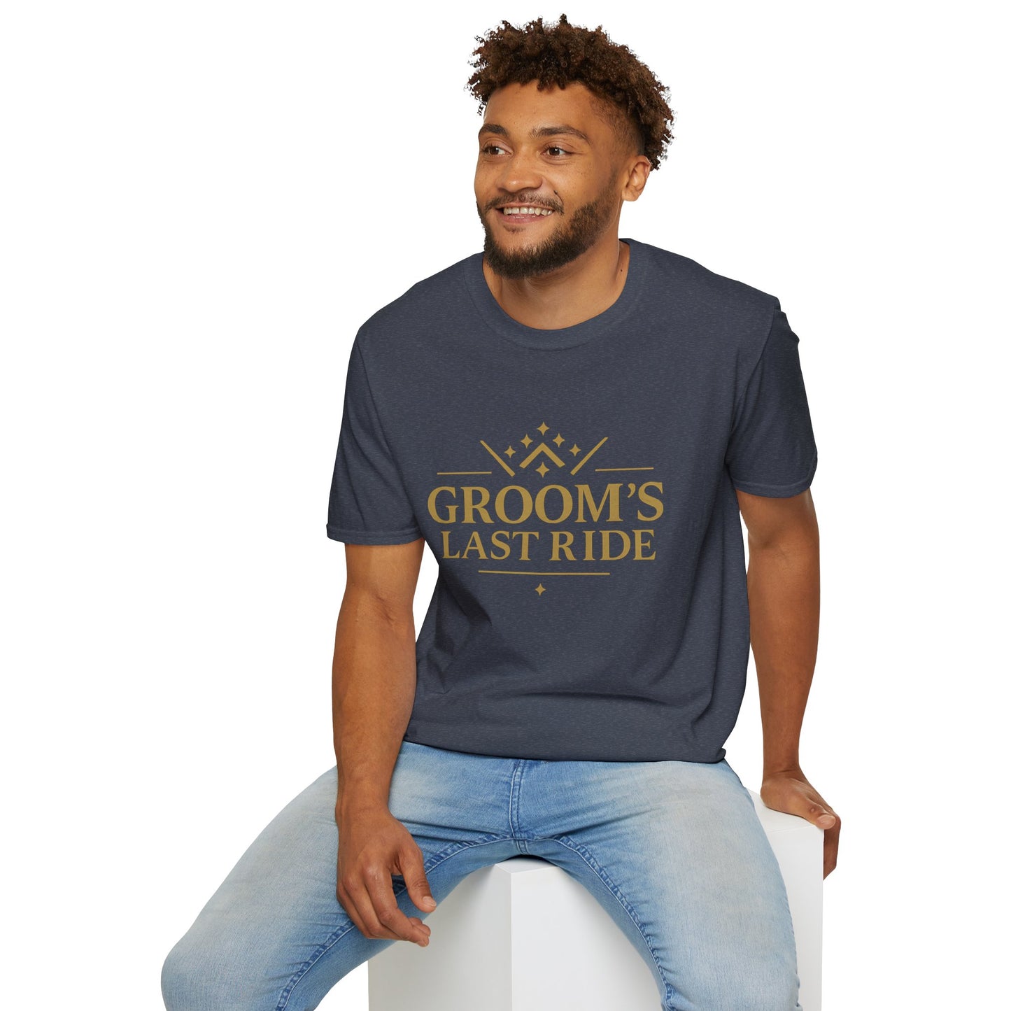Grooms Last Ride - Unisex Heavy Cotton Tee