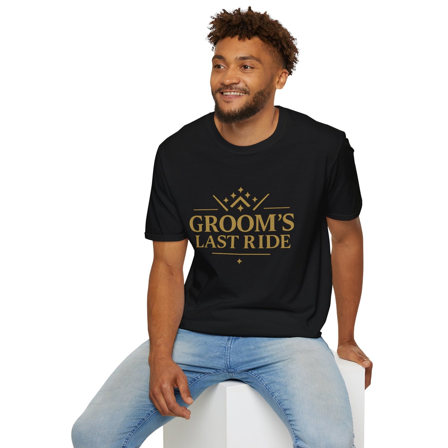 Grooms Last Ride - Unisex Heavy Cotton Tee