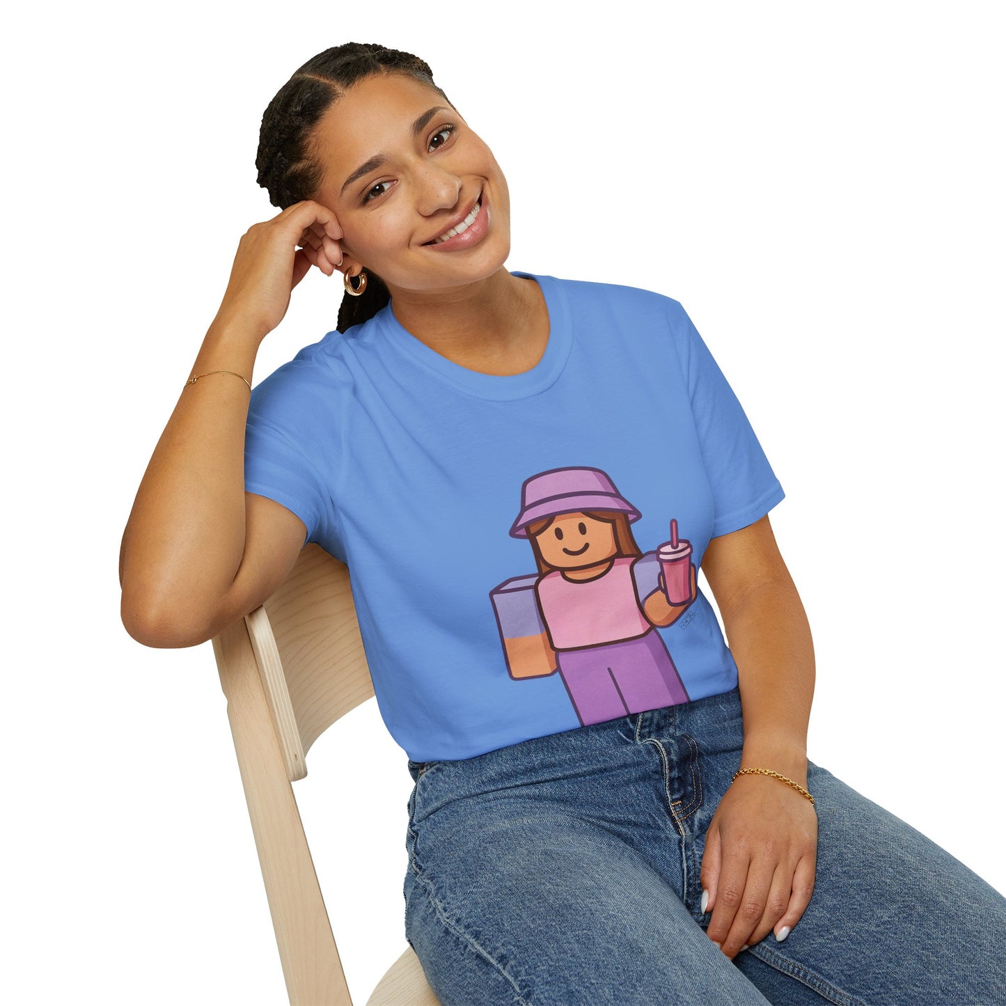 Roblox Girl - Unisex Soft style T-Shirt