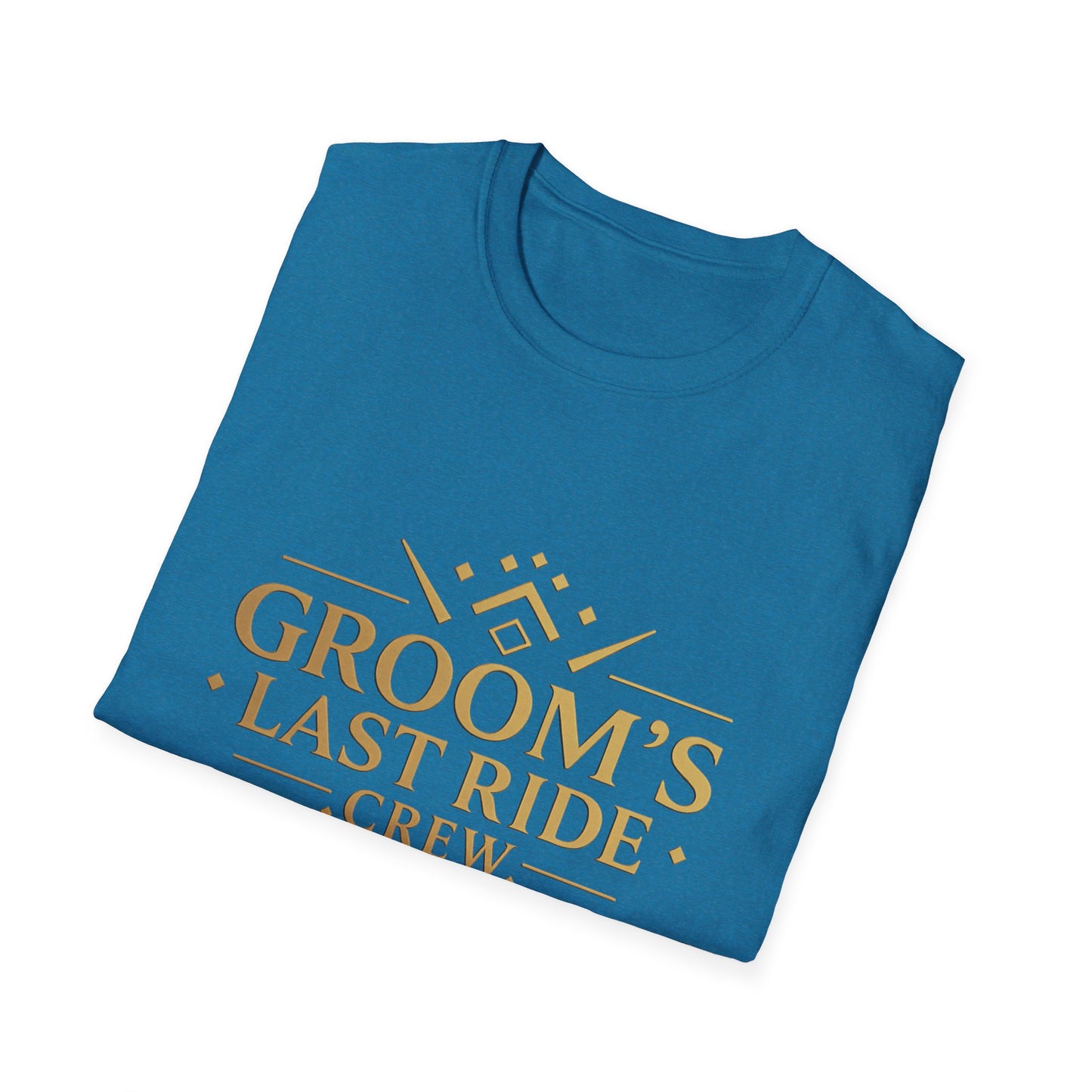 Grooms Last Ride Crew 2 - Unisex Heavy Cotton Tee