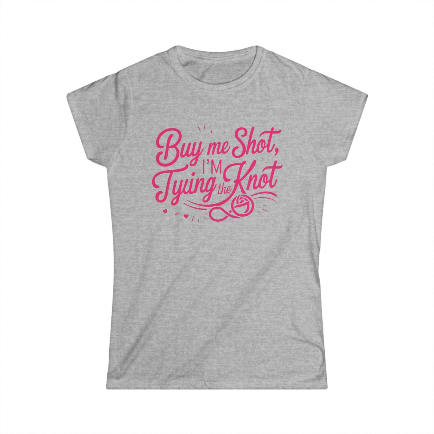 Buy Me a Shot, I am tying the knot 2 Women's Softstyle Tee - Perfect for Bachelorette Parties, Bridal Showers, Wedding Celebrations, Engagement Events, [...]