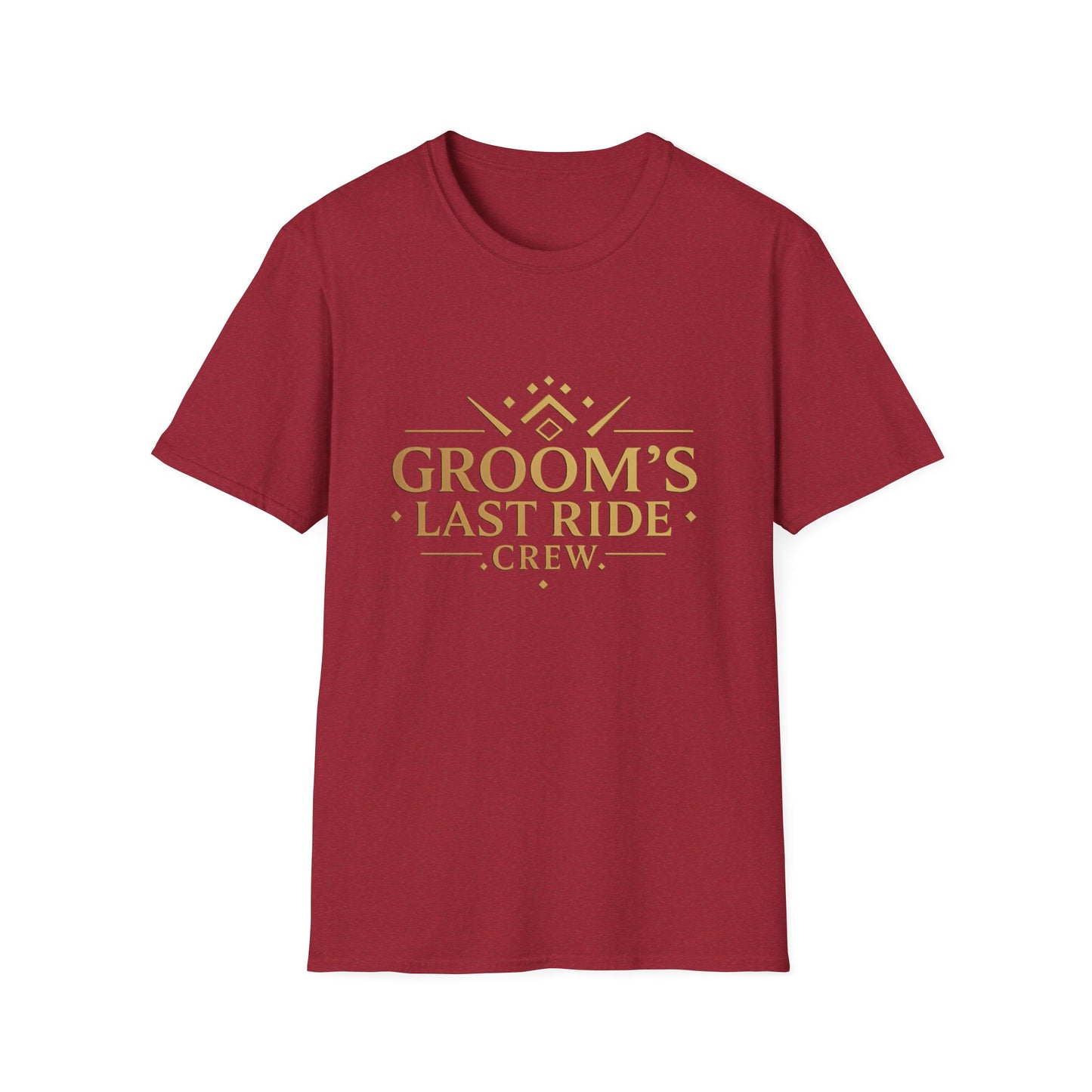 Grooms Last Ride Crew 2 - Unisex Heavy Cotton Tee