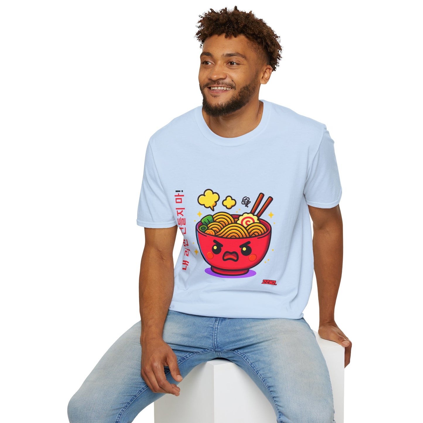 Angry K-pop Ramen - Soft style T-Shirt