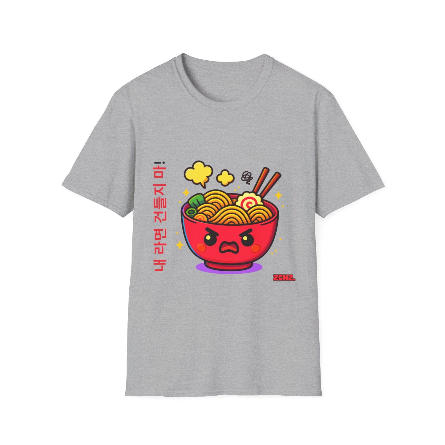 Angry K-pop Ramen - Soft style T-Shirt