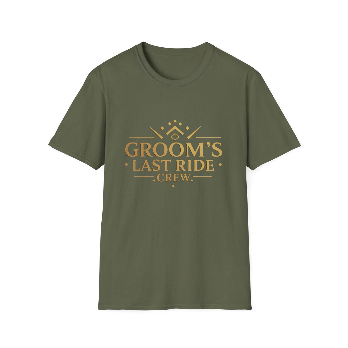 Grooms Last Ride Crew 2 - Unisex Heavy Cotton Tee
