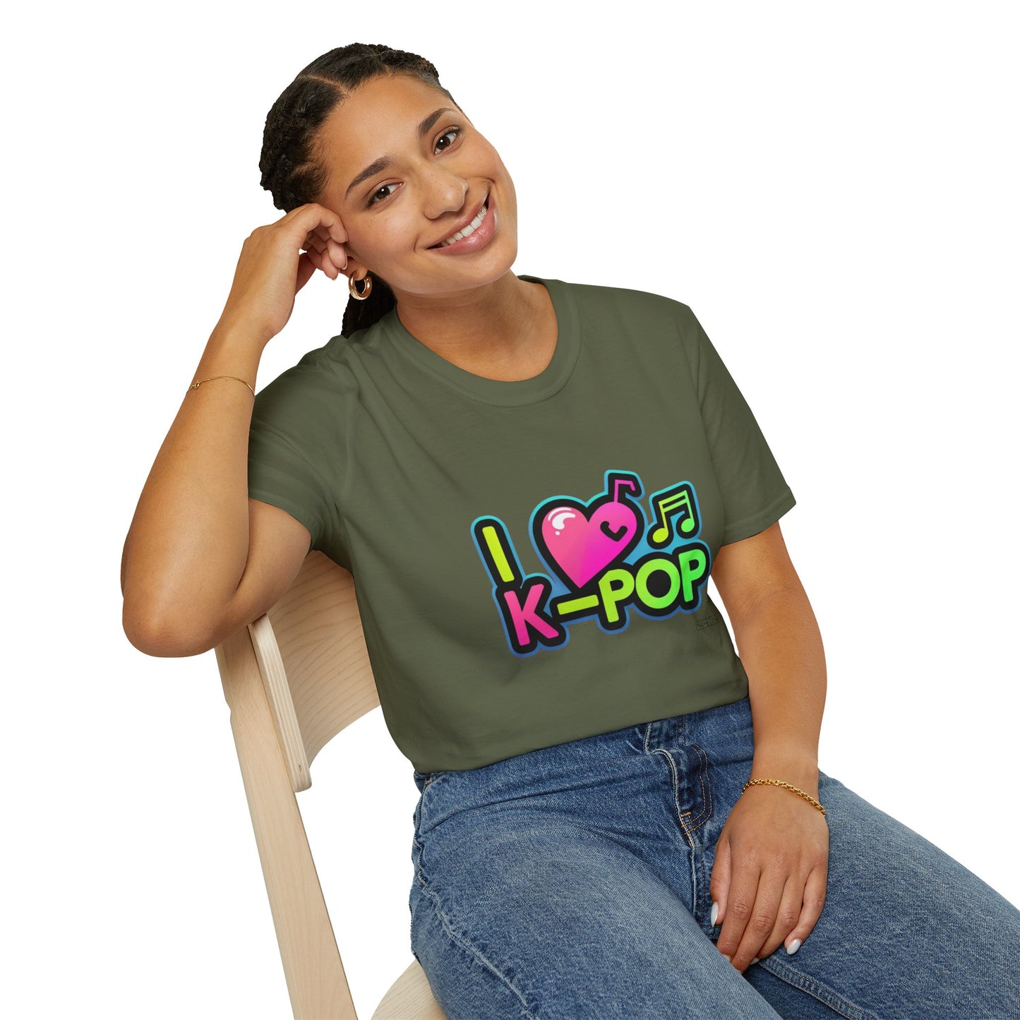 I Love K-Pop - Softstyle T-Shirt