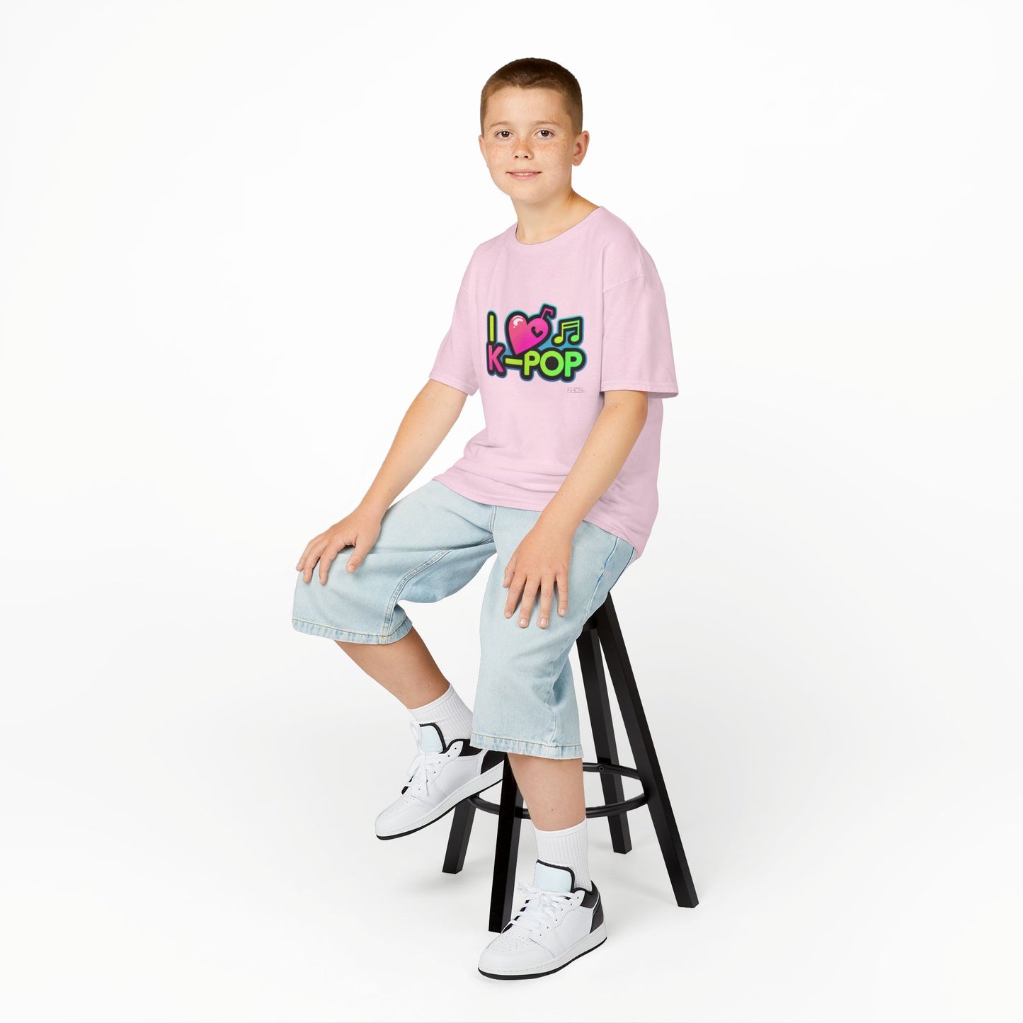 Kids K-Pop Tee, Fun T-Shirt, Music Lover Apparel, Birthday Gift, Youth Casual Wear, Trendy Kids Clothing