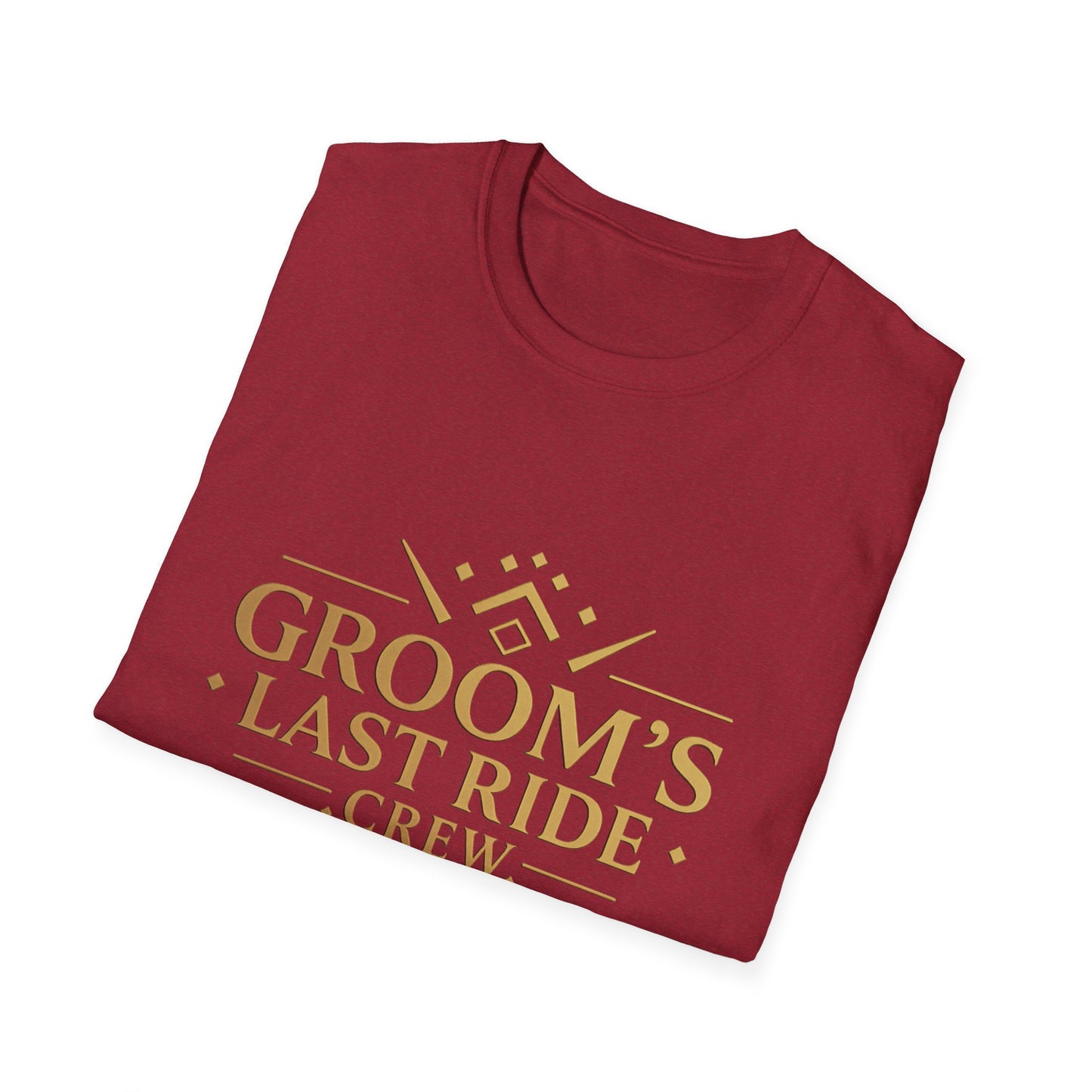 Grooms Last Ride Crew 2 - Unisex Heavy Cotton Tee