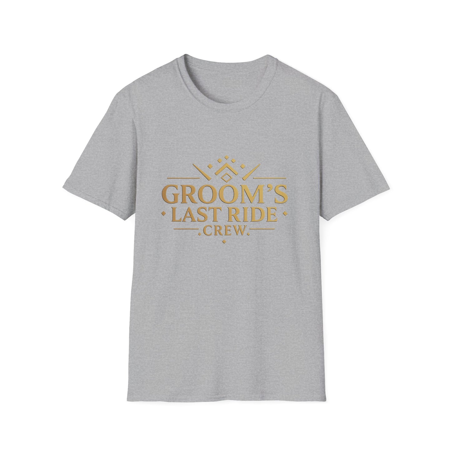 Grooms Last Ride Crew 2 - Unisex Heavy Cotton Tee