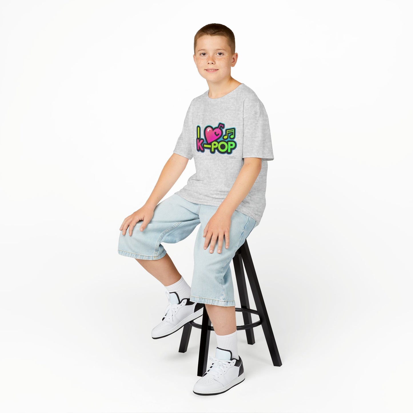 Kids K-Pop Tee, Fun T-Shirt, Music Lover Apparel, Birthday Gift, Youth Casual Wear, Trendy Kids Clothing