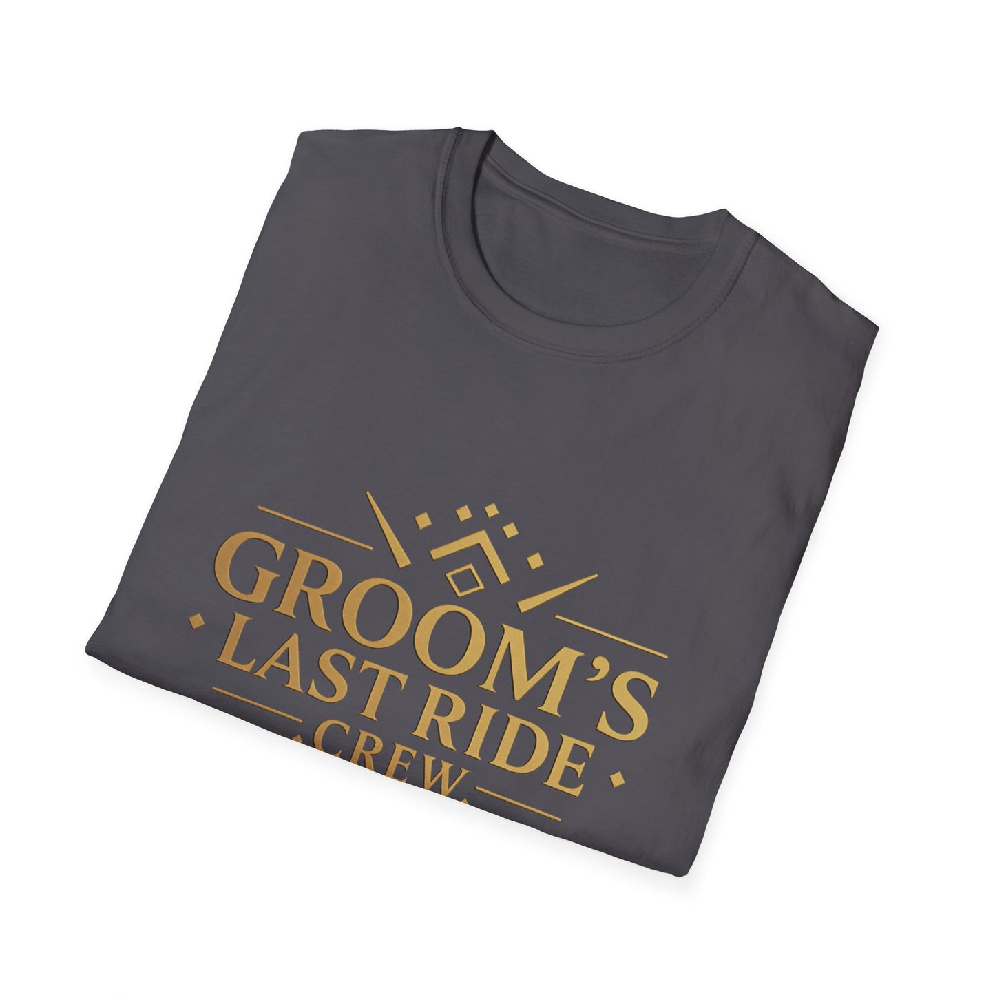 Grooms Last Ride Crew 2 - Unisex Heavy Cotton Tee