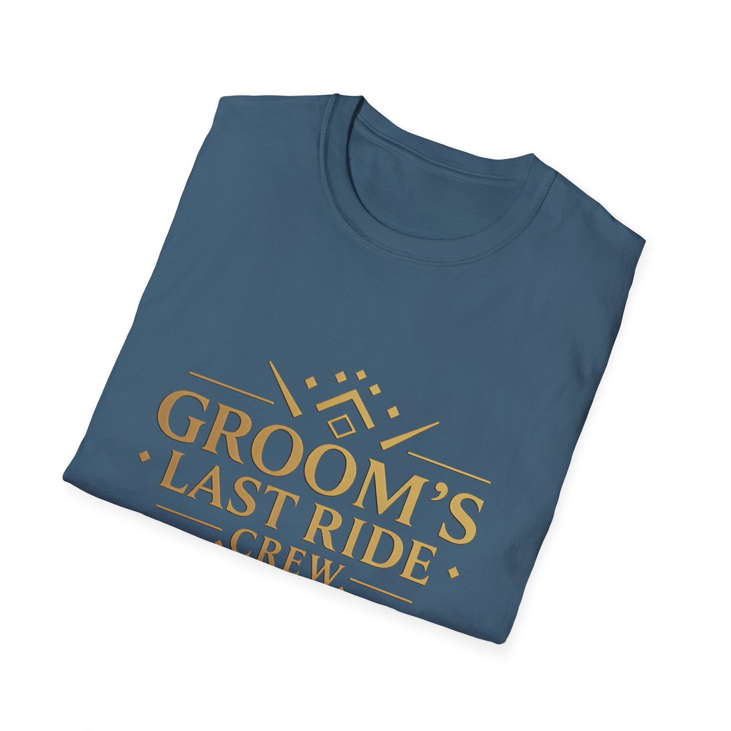 Grooms Last Ride Crew 2 - Unisex Heavy Cotton Tee