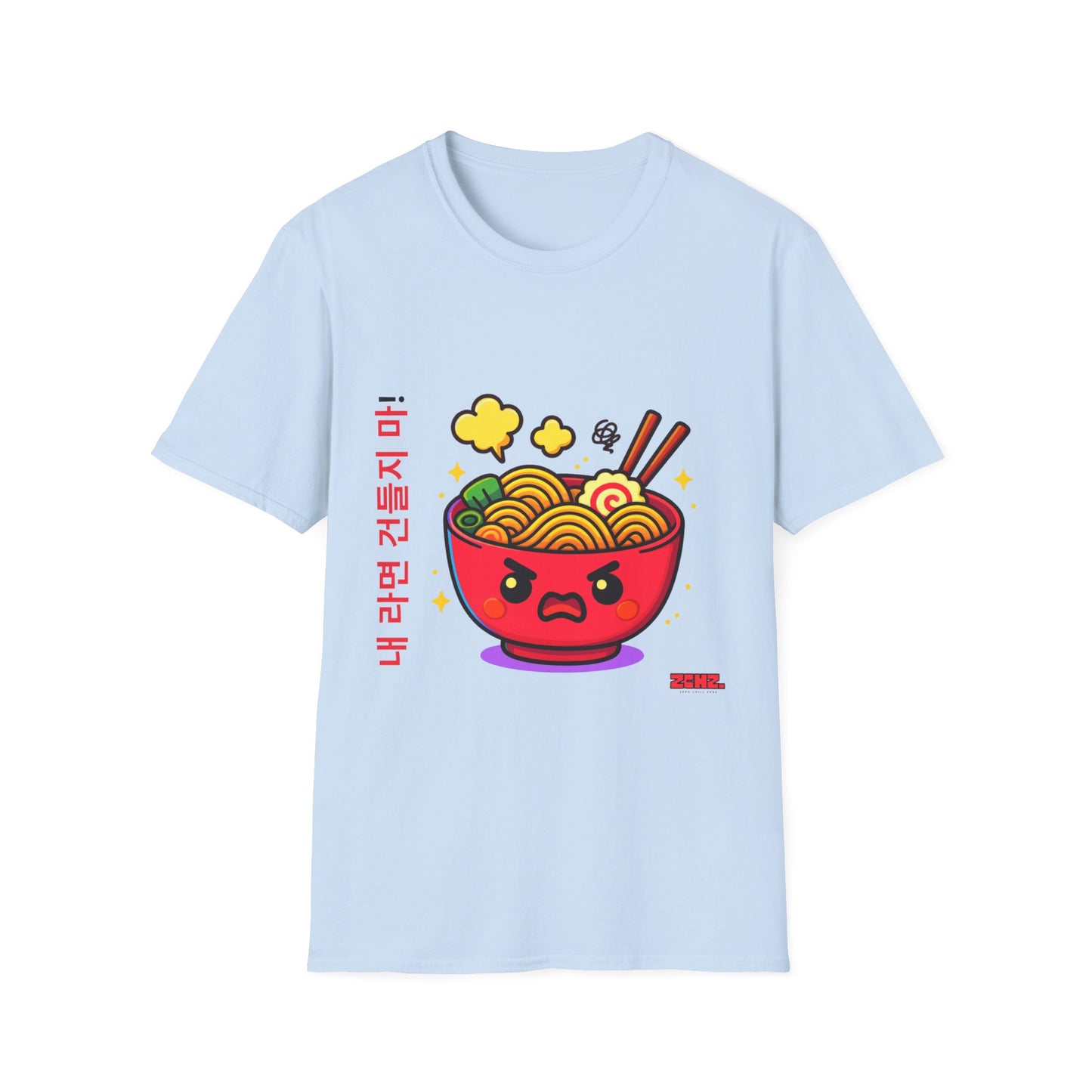 Angry K-pop Ramen - Soft style T-Shirt
