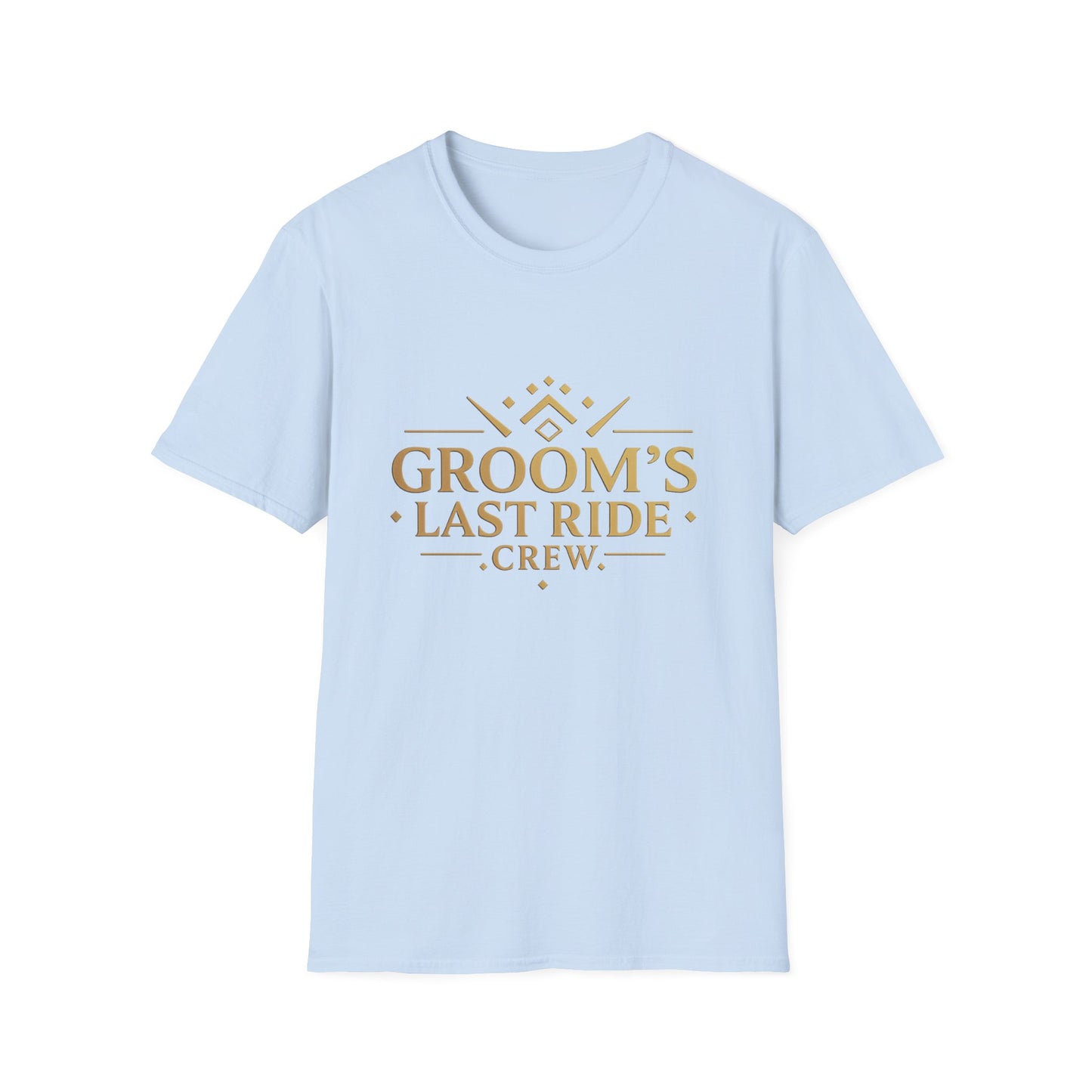 Grooms Last Ride Crew 2 - Unisex Heavy Cotton Tee