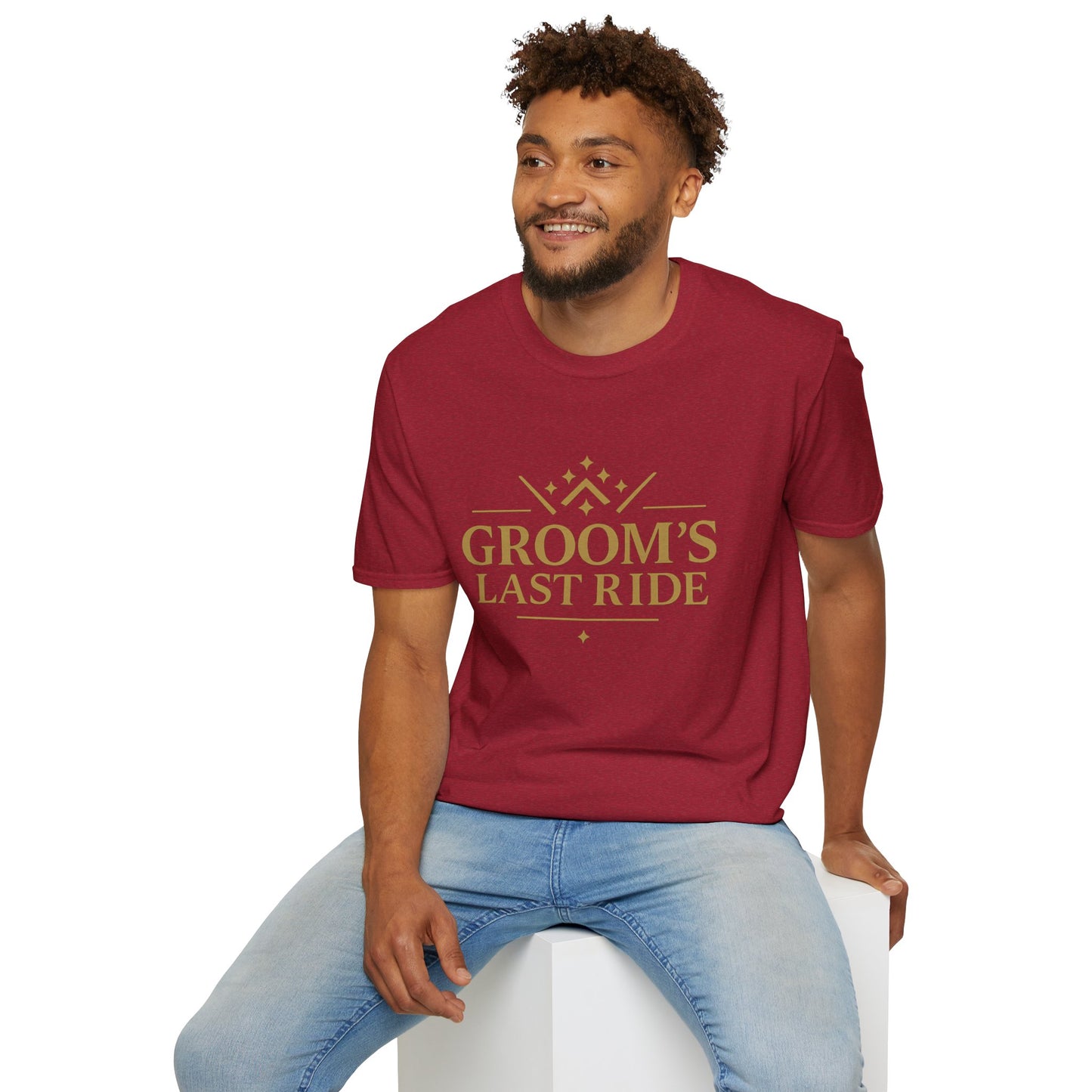 Grooms Last Ride - Unisex Heavy Cotton Tee