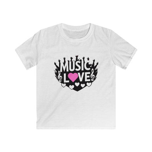 Music Love concert kids t-shirt