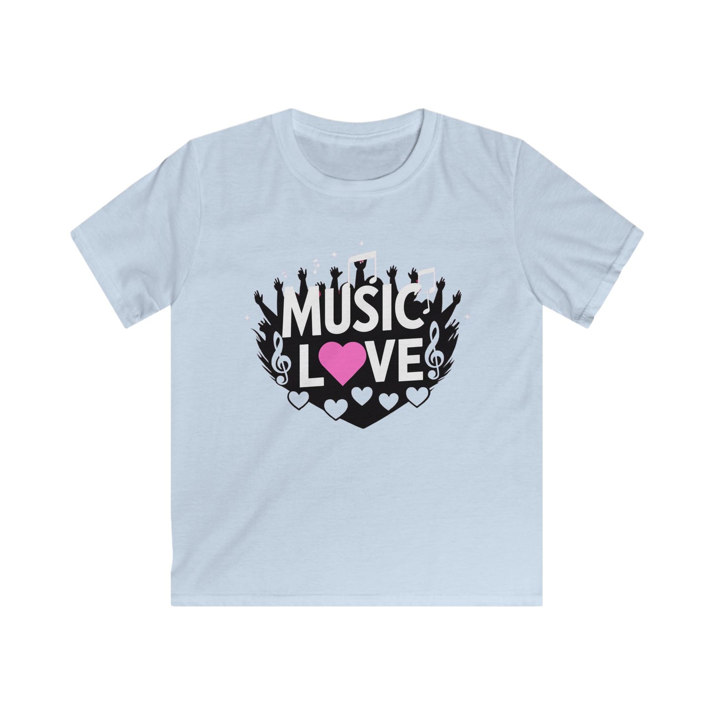 Music Love concert kids t-shirt