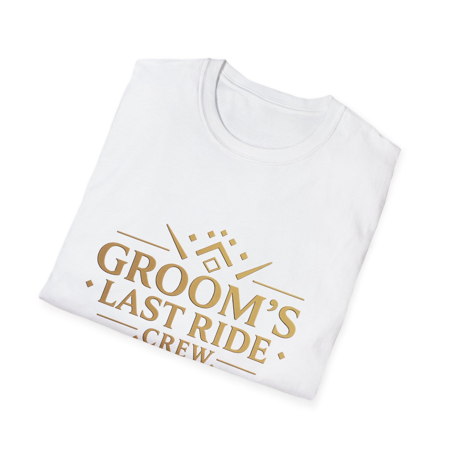 Grooms Last Ride Crew 2 - Unisex Heavy Cotton Tee