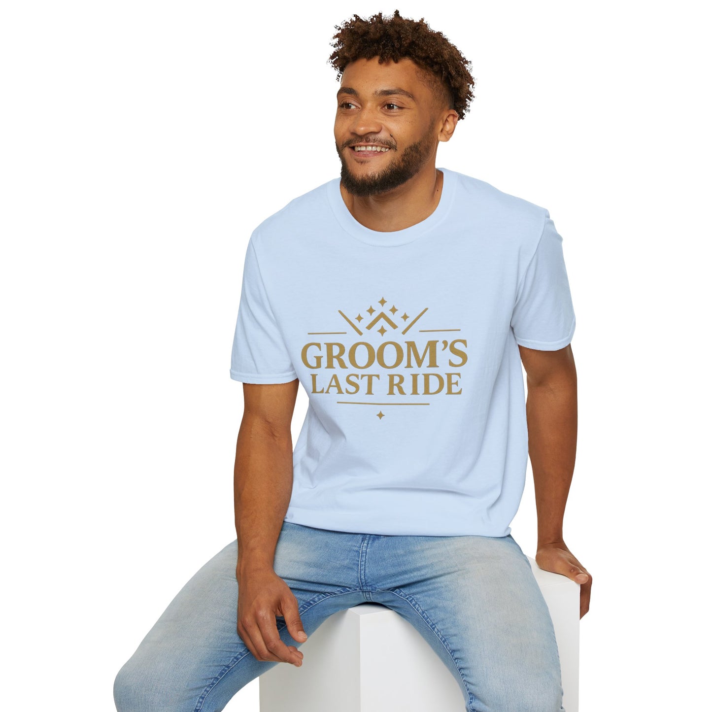 Grooms Last Ride - Unisex Heavy Cotton Tee