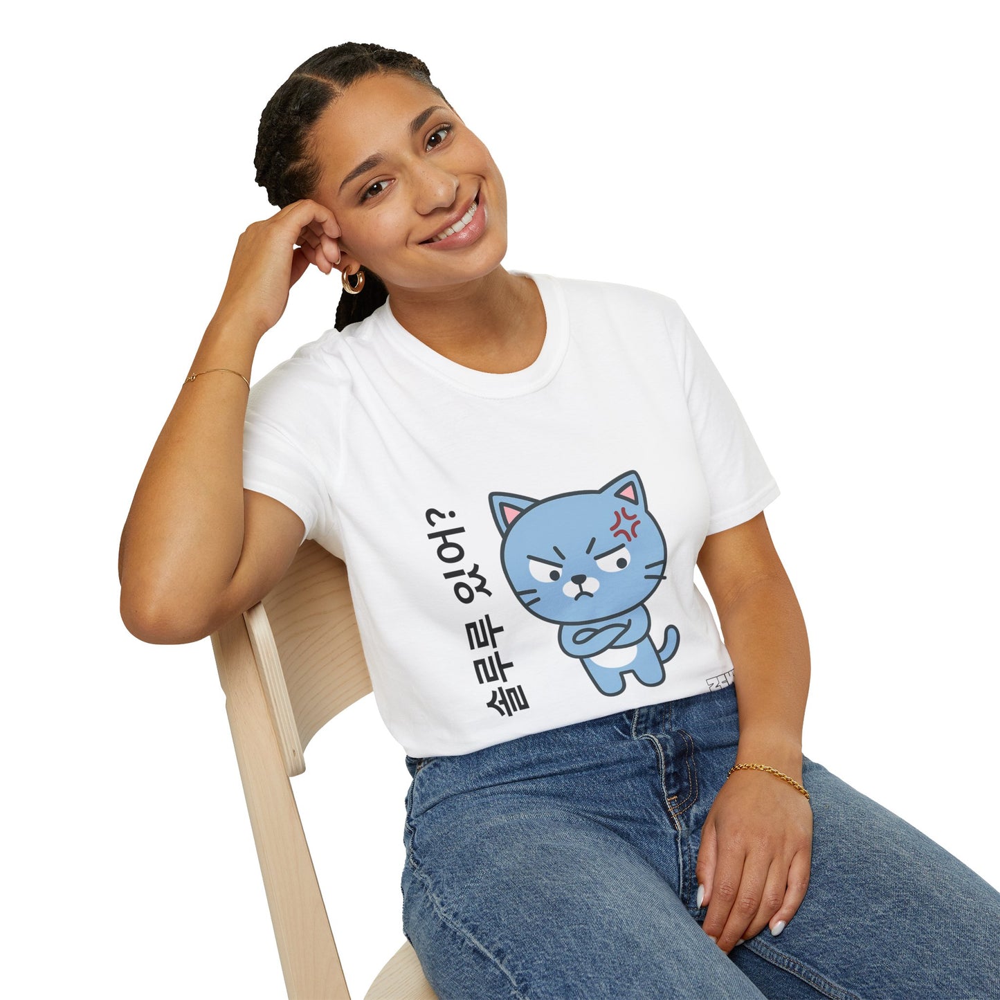 Anime Cat - Soft style T-Shirt