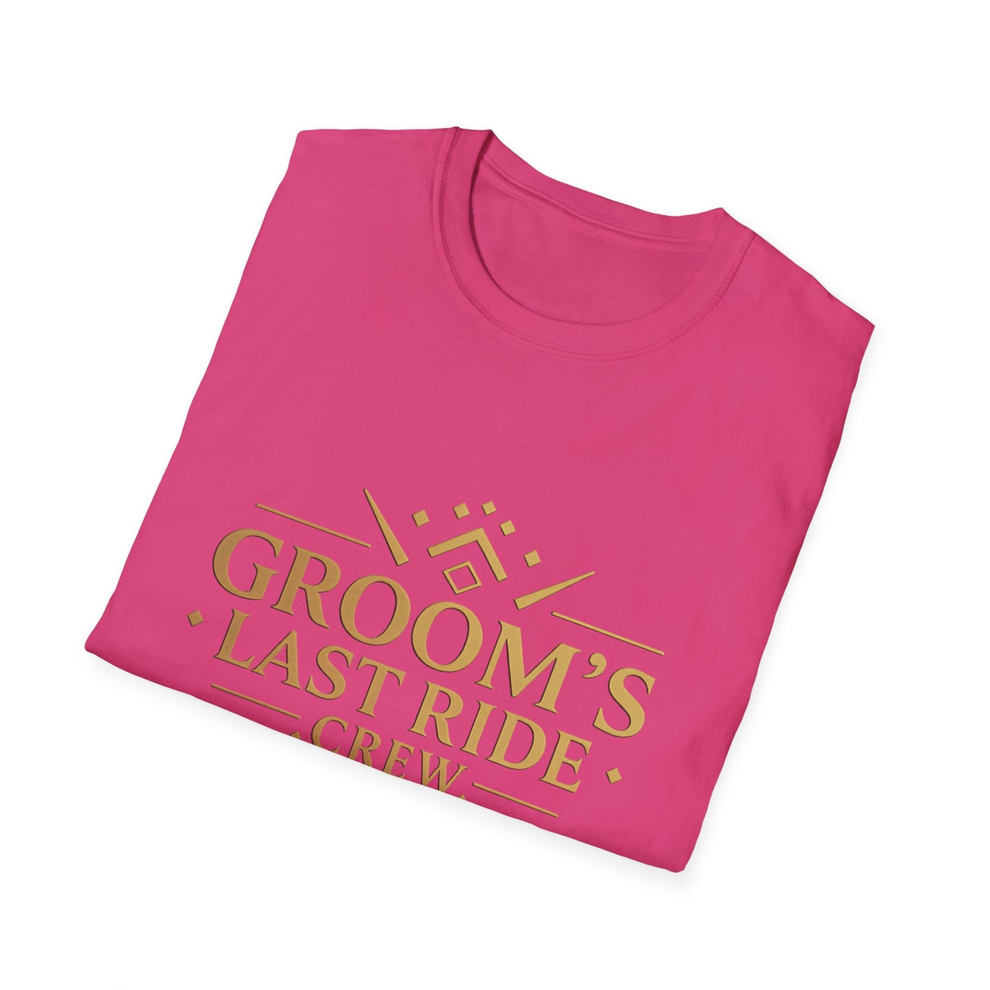 Grooms Last Ride Crew 2 - Unisex Heavy Cotton Tee